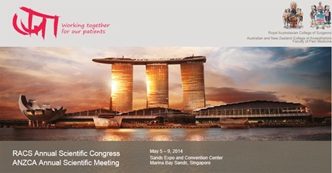 The Royal Australasian College of Surgeons, Annual Scientific Congress (ASC), Singapore, May 2014
