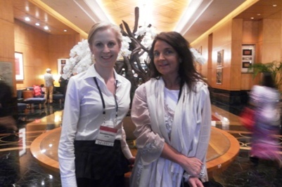 Dr Rhiannon Koirala, Surgical Registrar (left) and Miss Jane O’Brien, Specialist Breast Surgeon (right) at the 2012 Royal Australasian College of Surgeons Annual Scientific Congress in Kuala Lumpur