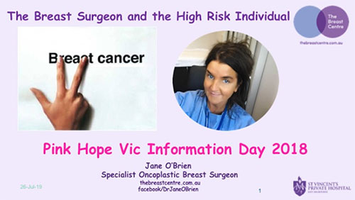 Pink Hope Victorian Information Day 2018